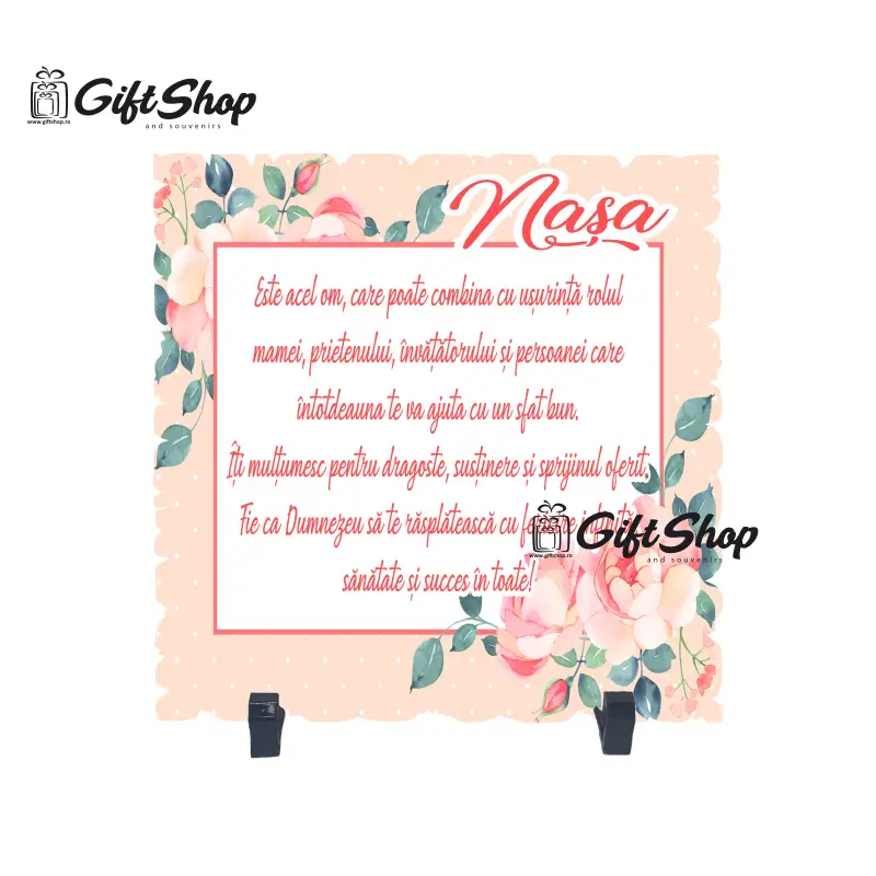 Nasa este acel om care poate ..., placheta cu mesajv